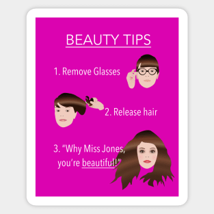 Hollywood Beauty Tips Sticker